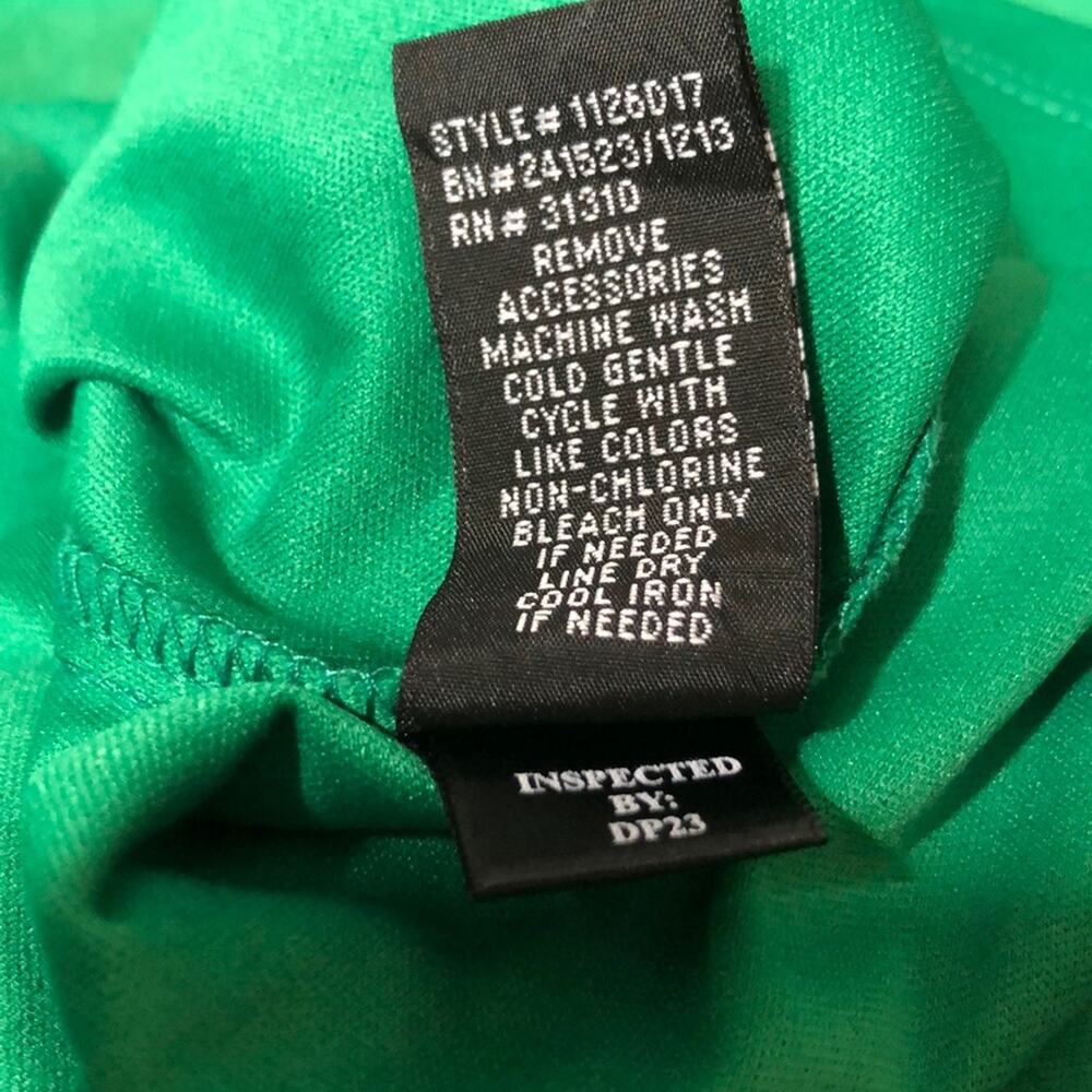 BCX Mini Dress in Green Size Large with Belt - Picture 7 of 9
